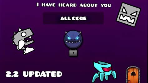 Geometry Dash Vault of Secrets Codes .